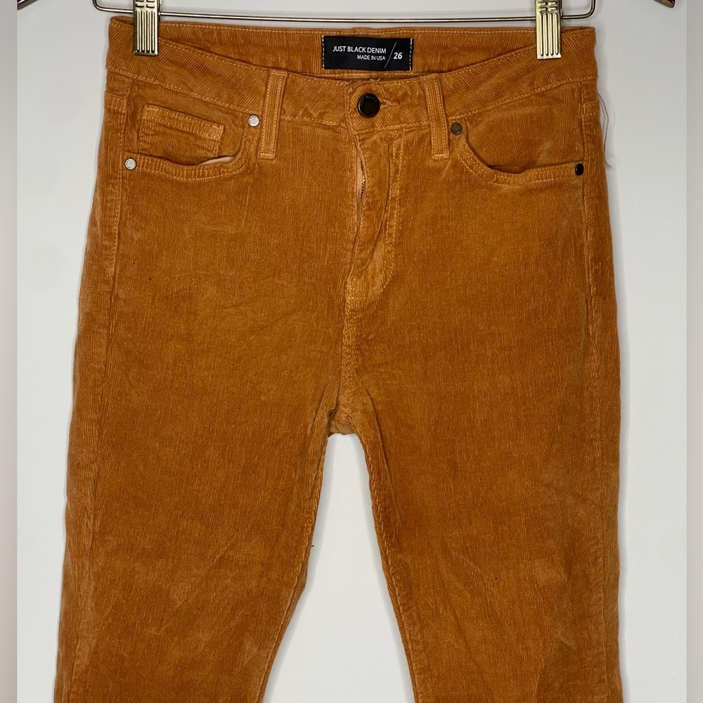 Just Black Denim Corduroy pants (orange/brown color)